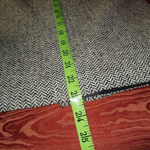 KASPER A.S.L. PETITE 2 Piece Long Sleeve Black/White 60% Wool Skirt Women Sz 8P - Picture 16 of 16